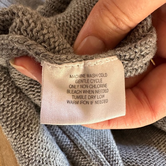 Basic Editions Men’s Classic Gray Knit Sweater. Preppy - Picture 4 of 7